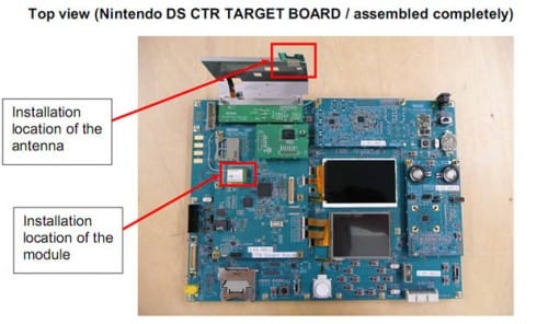 Placa Mãe do Nintendo 3DS