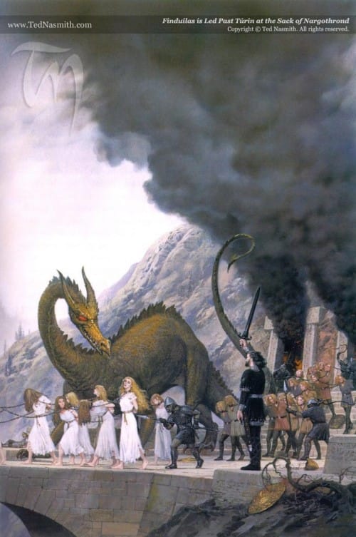 TN-Finduilas_is_Led_Past_Turin_at_Nargothrond