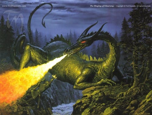 TN-The_Slaying_of_Glaurung