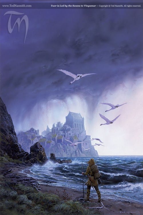 TN-Tuor_is_Led_by_the_Swans_to_Vinyamar