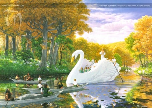Ilustrações de Ted Nasmith – A Sociedade do Anel TN Farewell to Lorien