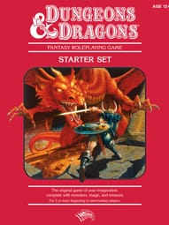 dnd_caixa vermelha ing A linha Essentials segue o visual das capas das primeiras edições de D&D