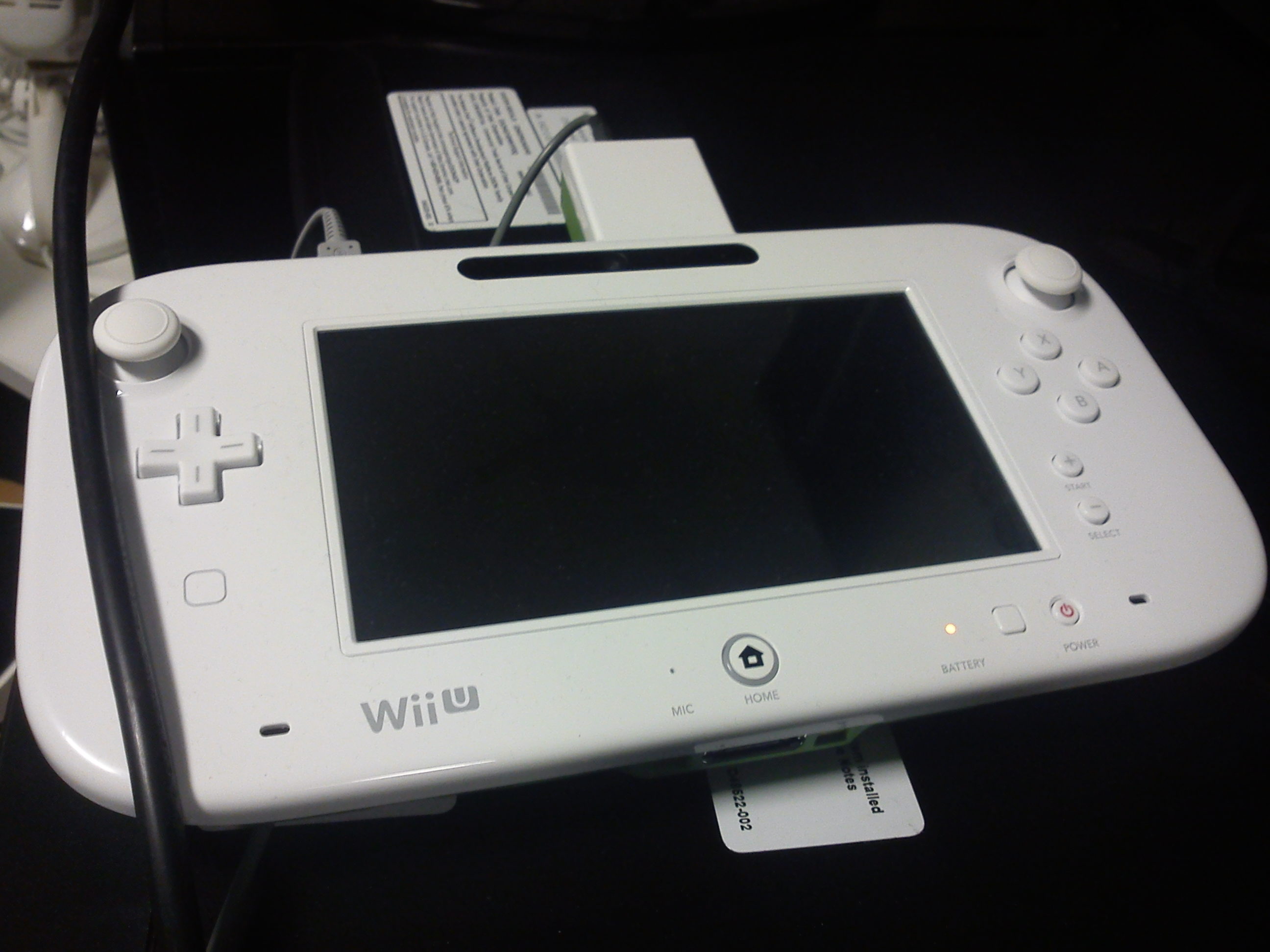 Wii U controle2 Wii U: Fotos mostram alterações no controle do novo console da Nintendo Wii U controle2